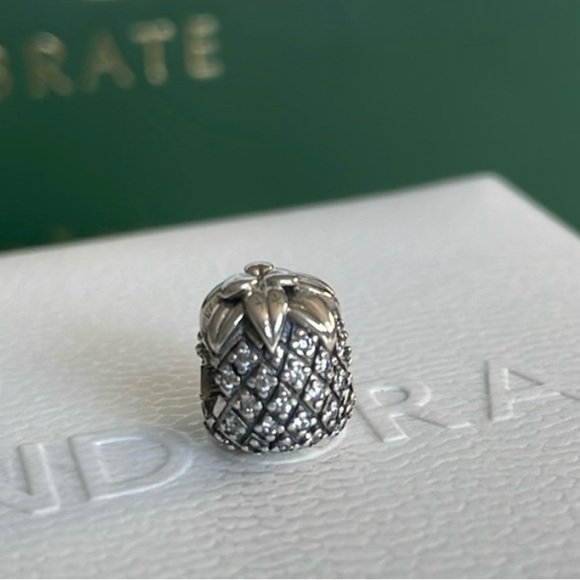 Pandora Jewelry - Pandora Perfect Pineapple CZ Silver Charm